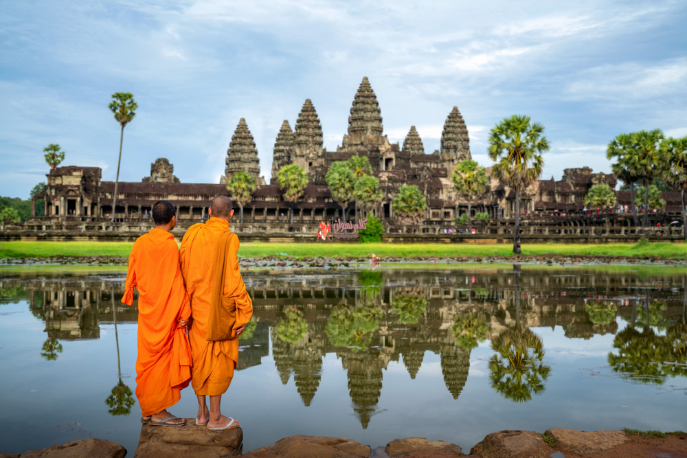 أنغكور وات في كمبوديا (موقع سياحي)